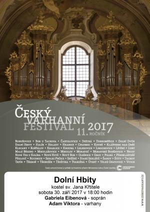 varhanní koncert Dolní Hbity